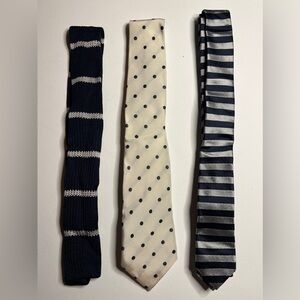 Lot of 3 ties.  One H&M, one Gap, and the other is Gap GQ collection​​​​
